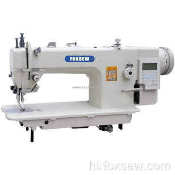 ऑटो-ट्रिमर के साथ कंप्यूटर डायरेक्ट ड्राइव टॉप और बॉटम फीड हैवी ड्यूटी लॉकस्टच सिलाई मशीन